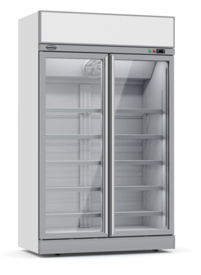 Combisteel INS-1000F Glass Door Freezer 960L, 2 Doors