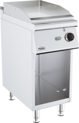 Combisteel Gas Fry Top Chrome 6.5 kW, 400x700mm Freestanding