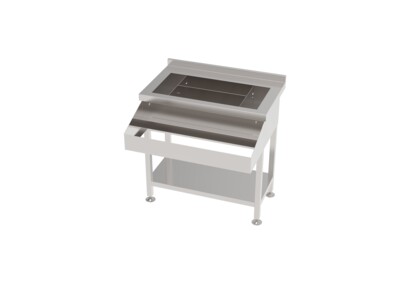 Combisteel Cocktail Bar Station 900mm, Insulated Ice Well & Speedrail