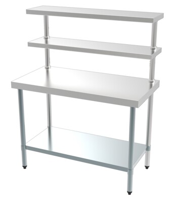 Commercial Workstation 1800x600mm, 180kg Top Load Capacity