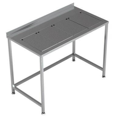 Combisteel Worktable with Integrated Drip Tray 1200x650mm