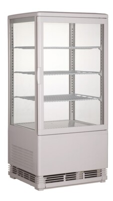Combisteel Cold Display 68L White Tabletop, Straight Window
