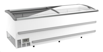 Combisteel Supermarket Chest Freezer 1216L Manual Defrost White