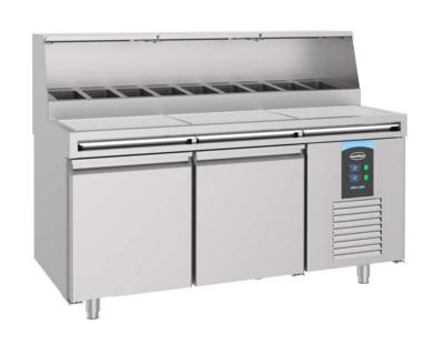 Combisteel Pizza Counter 2 Door, 9x 1/3GN Container, 460L