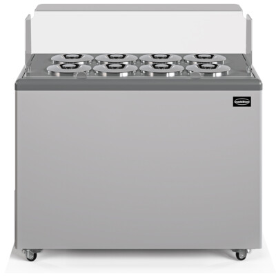 Combisteel Zanzibar 8 Ice Cream Display Cabinet, 360L Static Cooling