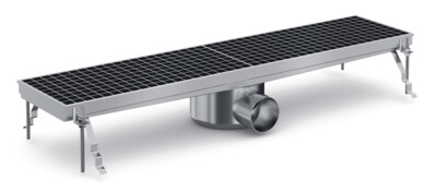 Combisteel Floor Grid 891x200mm, Stainless Steel Drainage System