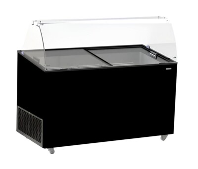 Combisteel Ice Cream Display Tenerife Black 10x5L Static Cooling