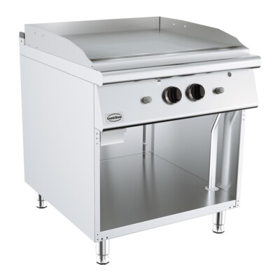 Combisteel Base 900 Gas Fry Top, 18kW Smooth Griddle, Freestanding