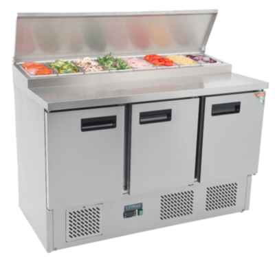 Unifrost PCF1360 3-Door Pizza Prep Counter