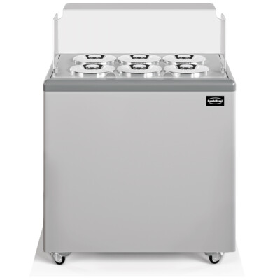 Combisteel Ice Cream Display Zanzibar 6, 260L Static Cooling