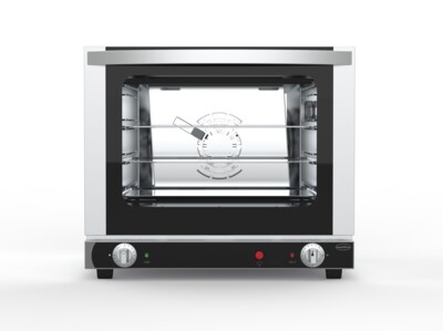 Combisteel Electric Convection Oven with Humidifier, 4x GN Capacity