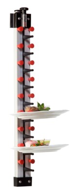 Combisteel Plate Rack Wall Model 9, 800mm Height
