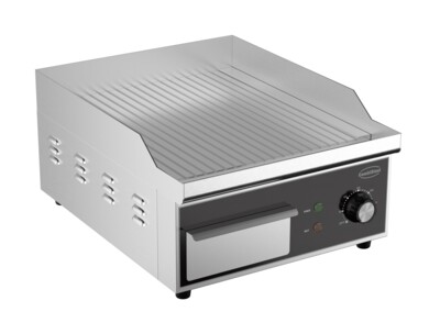 Combisteel Electric Fry Top Grooved, 2kW Tabletop