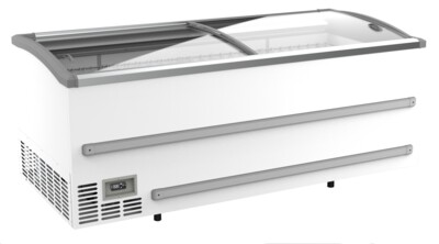 Combisteel Chest Freezer 1005L White, Manual Defrost, Mobile