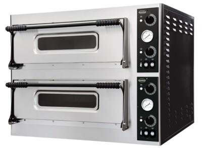 Combisteel Double Pizza Oven 2x4, 9.4kW Electric, 32cm Capacity