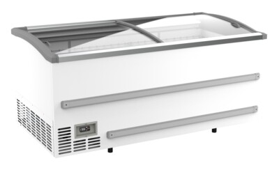 Combisteel Supermarket Chest Freezer White 1880mm, 870L Manual Defrost