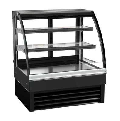 Combisteel 900 Cold Display Round, 175L, Curved Glass