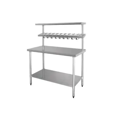 Atlas WSTN12 Work Station with Pan Rack 1200x600x1500mm Four Level