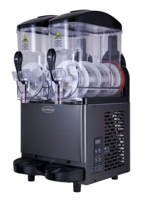 Combisteel Granita Machine 2x12L, Black, Digital Display