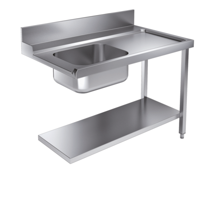 Combisteel Entry Table Bottom Shelf 1200mm Right, 800mm Deep