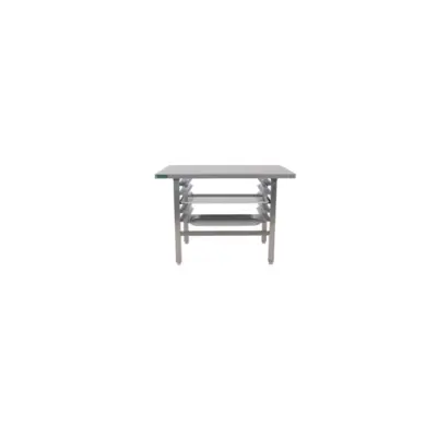 Atlas RS9080 Oven Stand with Racks 900x800x900mm Stainless Steel