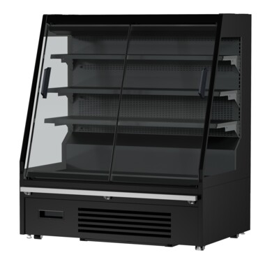 Combisteel Maikel 1.3 Wall Mounted Display Cooler, 310L, Black