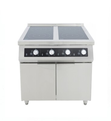 Banks D8070FS4 Freestanding 4 Burner Induction Cooker 800mm 3 Phase