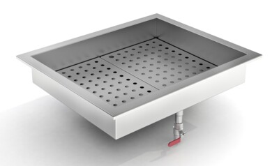 Crushed Ice Bin Drop-In 2/1 GN, 722x590x170mm