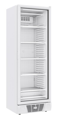 Combisteel Glass Door Freezer 382L, Static Cooling, LED Display