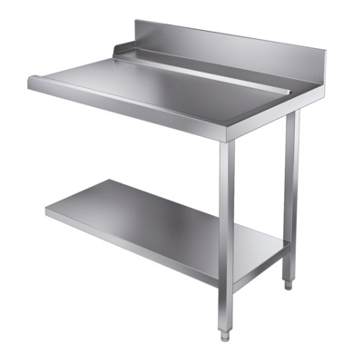 Combisteel Exit Table Bottom Shelf 1100 Right for Dishwashers