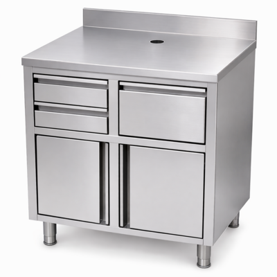Combisteel Stainless Steel Coffee Worktable 1000x600mm