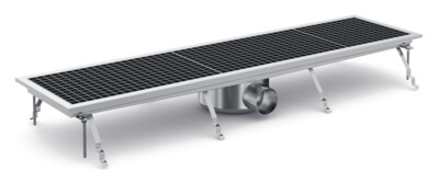Combisteel Floor Grid 1181x300mm, Stainless Steel Drainage