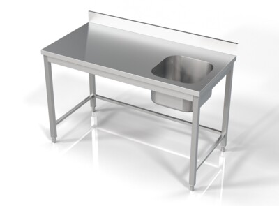 Combisteel Sink Unit 1400x700mm Single Bowl Right Hand