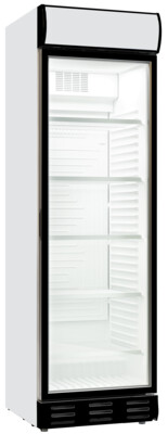 Combisteel Glass Door Refrigerator 382L, Left Hinge, LED Display