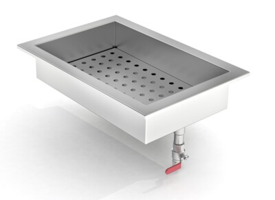 Crushed Ice Bin Drop-In 1/1 GN, 590x402mm Professional