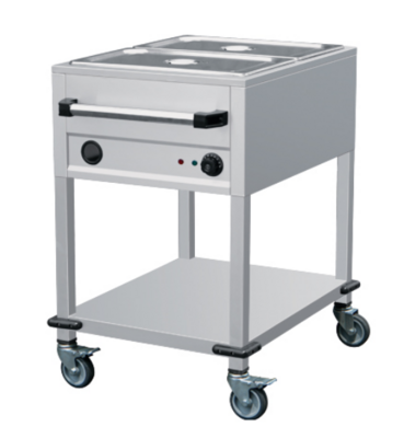 Combisteel Bain-Marie Trolley 2x GN 1/1, Mobile, 1.5 kW