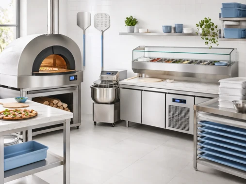 Complete pizzeria setup