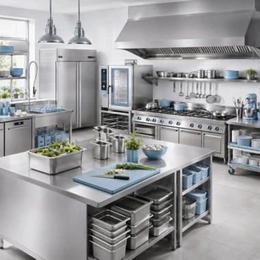 Complete restaurant kitchen