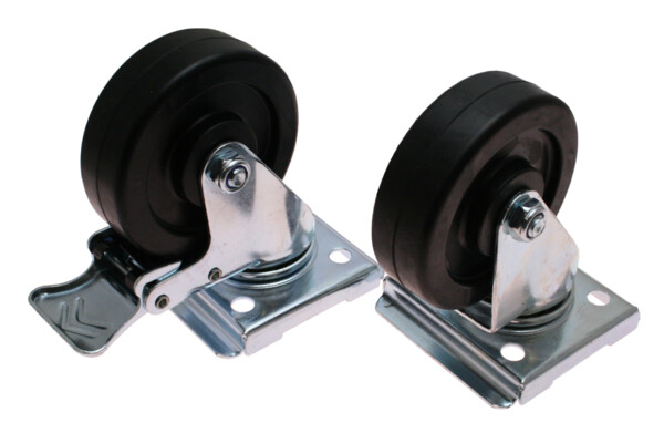 Combisteel Castor Set GN Series 4X, 140mm Height with Brake