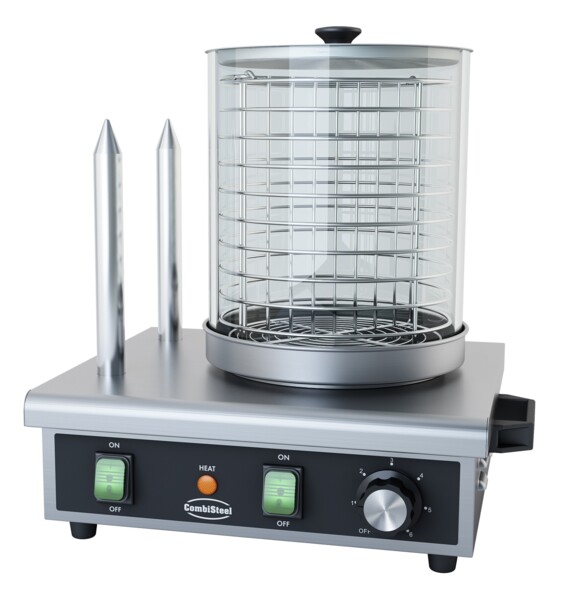 Combisteel Hot Dog Warmer with 2 Bread Heating Sticks, 0.5 kW