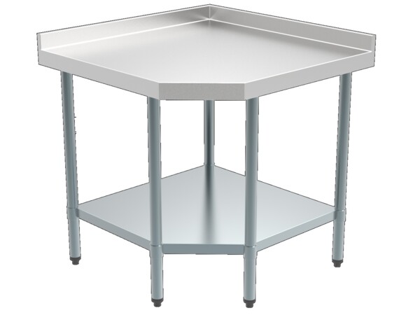Corner Table Flat Packed 900x900mm, 700mm Deep