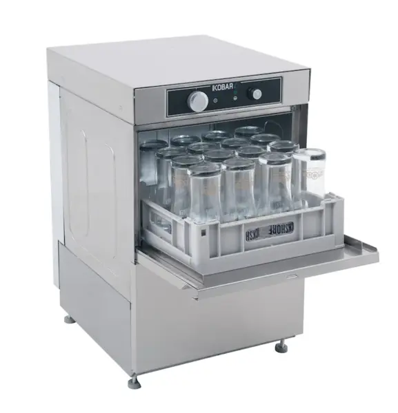 Kobar K400MAX Glass Washer with Drain & Detergent Pump 3KW