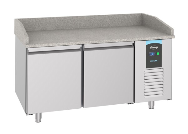Combisteel Pizza Counter 2 Door, 380L Granite Top Refrigerated
