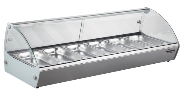 Combisteel Hot Display 6x 1/3 GN, 1110mm, Tabletop