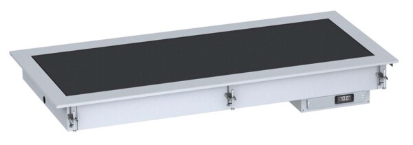 Combisteel Drop-In Heated Ceramic Top 4/1 GN, 1.8 kW, Black