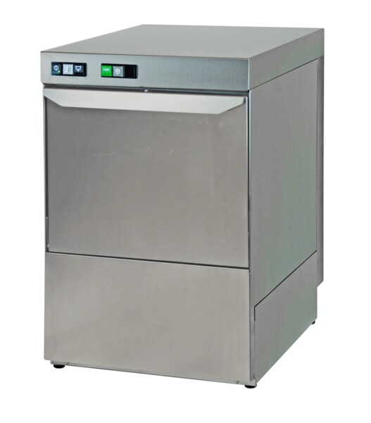 Combisteel Frontloader Dishwasher 500x500, 40 Baskets/Hour, Drain Pump