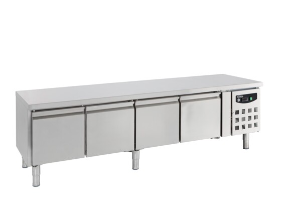 Combisteel 4-Door Refrigerated Counter, 402L, 650mm Height