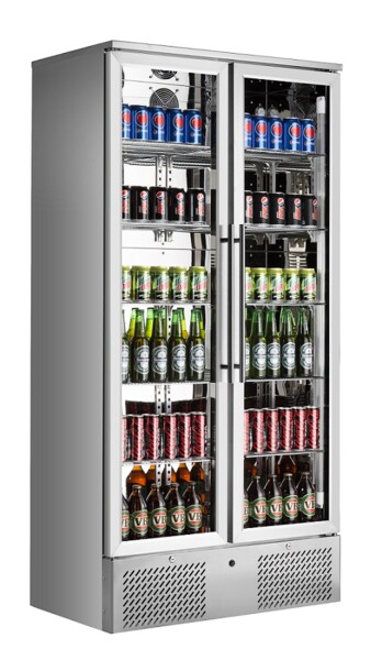 Combisteel Backbar Cooler High 458L Stainless Steel 2-Door