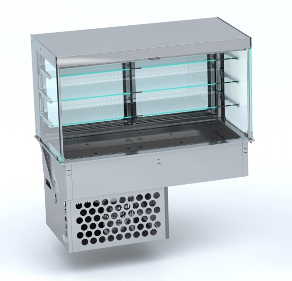 Combisteel Drop-In Refrigerated Display 4/1 GN, LED Lighting