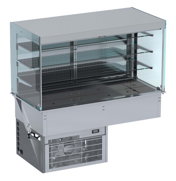 Combisteel Drop-In Cubic Refrigerated Display Wall 4/1 GN